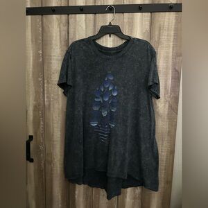 NWOT Free people movement oversized logo tee, S